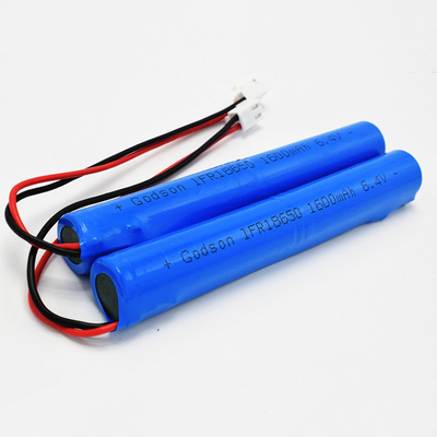 بطارية تسجيل الخروج القابلة لإعادة الشحن 6.4V 1600mAh LiFePO4