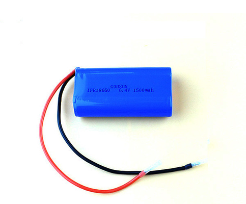 LiFePO4 بطاريات ضوء خروج الطوارئ 1500mAH بطارية دورة حياة 6.4 فولت