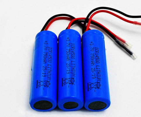 750mAh الطوارئ بطارية ليثيوم عديمة الرائحة 3.7 الجهد ICR14500