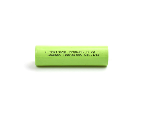 2200mAh بطاريات ليثيوم أيون قابلة لإعادة الشحن ICR18650 3.7V ليثيوم أيون