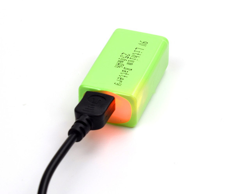إضاءة الطوارئ 9V 250mAh بطارية ليثيوم درجة حرارة منخفضة مع USB