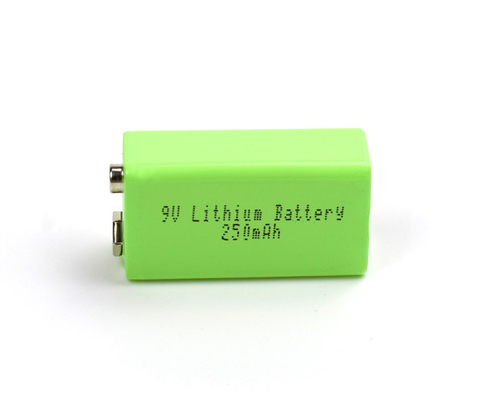 إضاءة الطوارئ 9V 250mAh بطارية ليثيوم درجة حرارة منخفضة مع USB