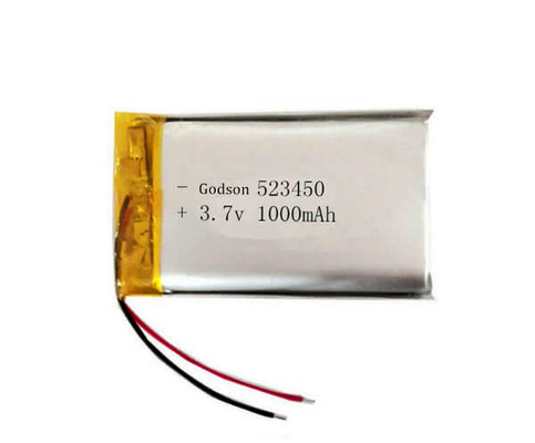 1000mAh بوليمر بطارية ليثيوم أيون ضوء الطوارئ 3.7 فولت 523450 قابلة للشحن