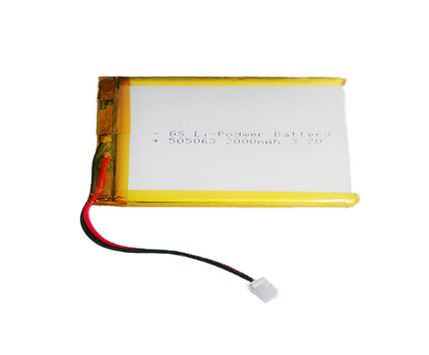 2000mAh خلية بيئية 45g 3.7V بطارية ليثيوم بوليمر 505063