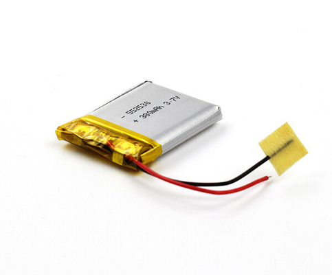 3.7V بطارية ليثيوم بوليمر 380 مللي أمبير خلية لإضاءة الطوارئ