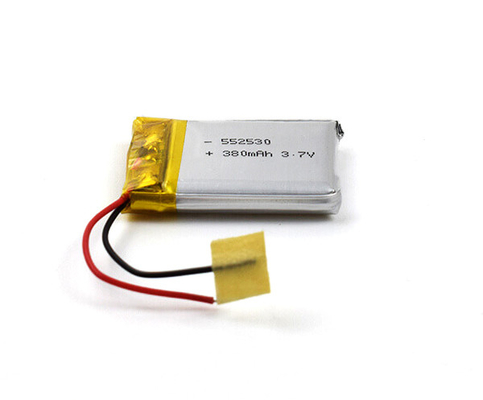 3.7V بطارية ليثيوم بوليمر 380 مللي أمبير خلية لإضاءة الطوارئ