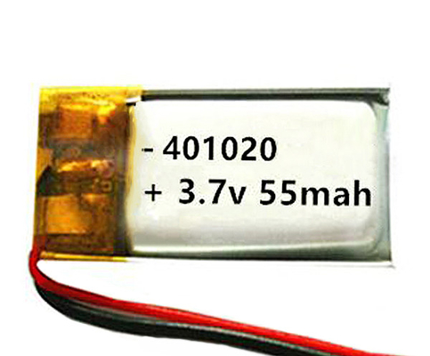 55 مللي أمبير بطارية ليثيوم أيون ضوء الطوارئ القابلة لإعادة الشحن OEM 3.7 V خلية