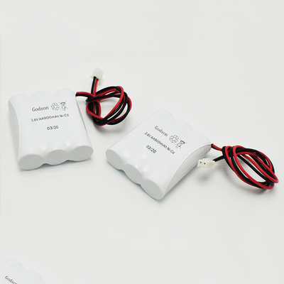 AA900mAh 3.6V الطوارئ خروج تسجيل البطارية استبدال سترة NiCd PVC