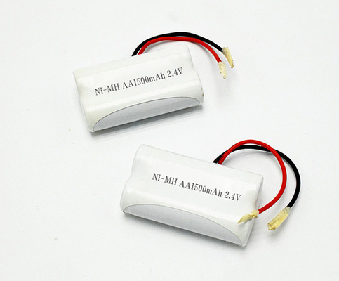 NiMH القابلة لإعادة الشحن النار مخرج بطاريات AA1500mAh 2.4V