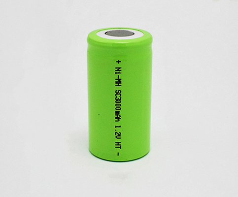 Ni MH خروج حزمة بطارية خفيفة SC3000mAh 1.2V HT خلايا 4 سنوات الحياة