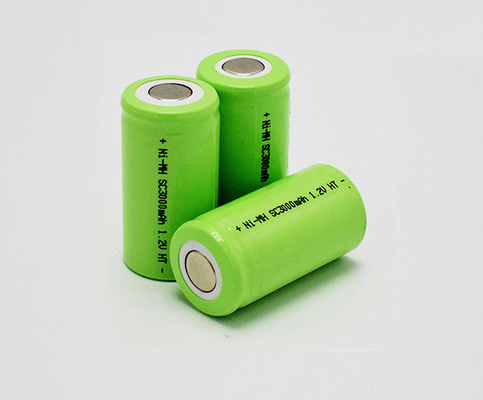Ni MH خروج حزمة بطارية خفيفة SC3000mAh 1.2V HT خلايا 4 سنوات الحياة