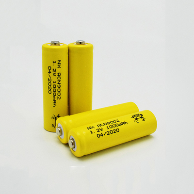 NiCd 1.2 فولت بطارية قابلة للشحن AA 1000mAh OEM سترة مخصصة
