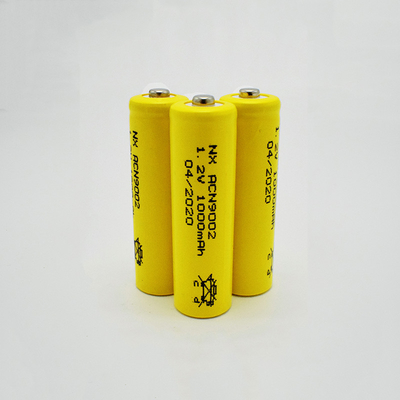 NiCd 1.2 فولت بطارية قابلة للشحن AA 1000mAh OEM سترة مخصصة