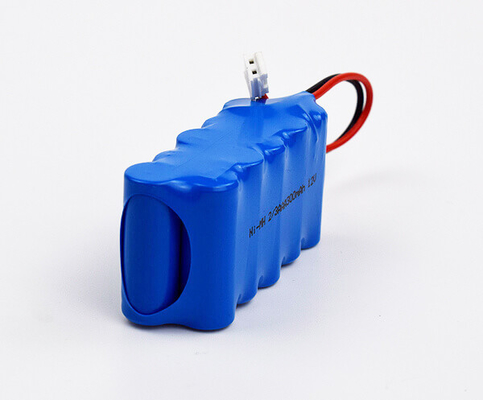 حزمة بطارية ضوء الخروج عالية الحرارة Ni MH 2 3AAA 300mAh 12V
