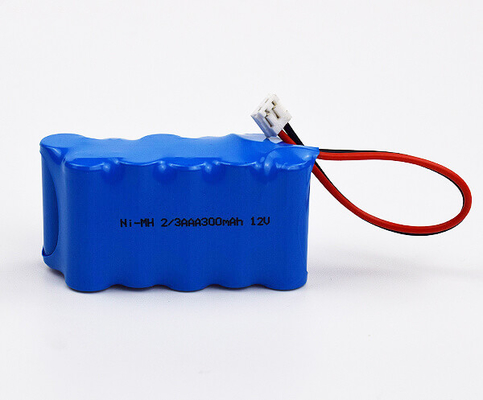 حزمة بطارية ضوء الخروج عالية الحرارة Ni MH 2 3AAA 300mAh 12V