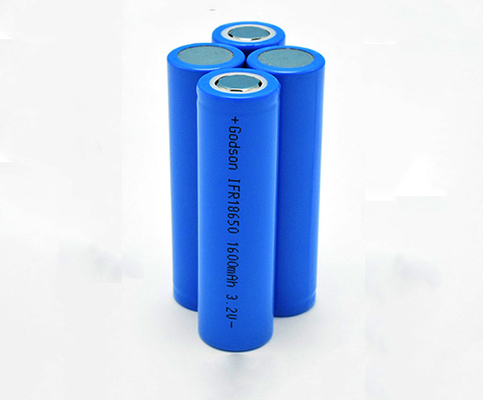 بطاريات قابلة للشحن لإضاءة الخروج من الحريق IFR 18650 3.2V 3C 1600mAh بطارية ليثيوم
