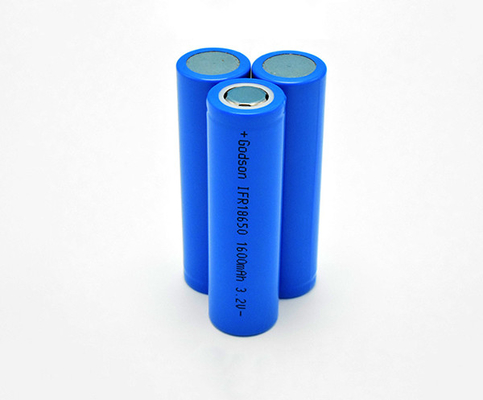 بطاريات قابلة للشحن لإضاءة الخروج من الحريق IFR 18650 3.2V 3C 1600mAh بطارية ليثيوم