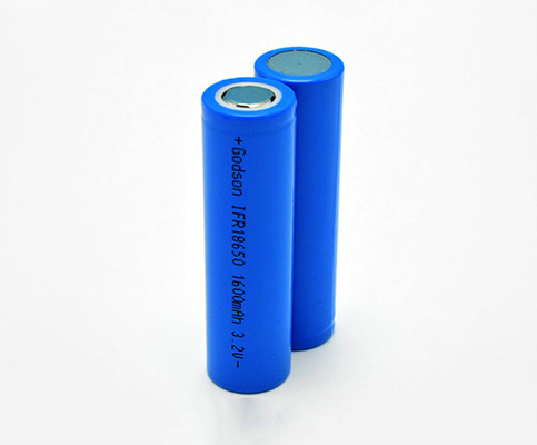 بطاريات قابلة للشحن لإضاءة الخروج من الحريق IFR 18650 3.2V 3C 1600mAh بطارية ليثيوم