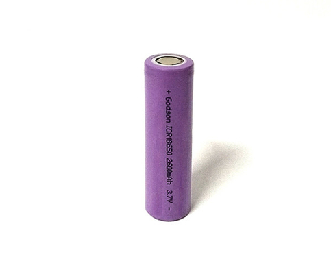 2600mAh 3.7V ضوء الطوارئ بطارية ليثيوم ICR18650 2000 مرة