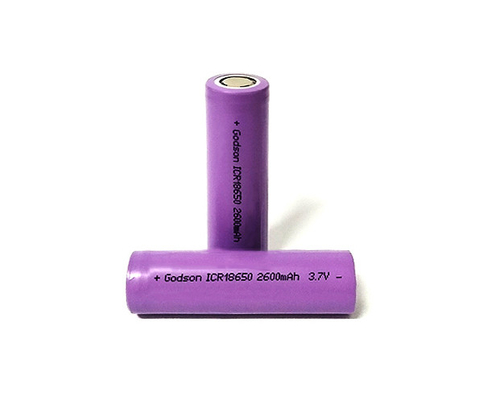 2600mAh 3.7V ضوء الطوارئ بطارية ليثيوم ICR18650 2000 مرة
