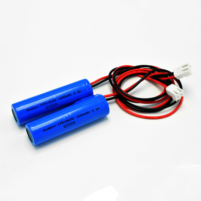 IFR18650 3.2V الطوارئ خروج البطارية 1600mAh Lifepo4 ليثيوم