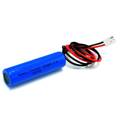 IFR18650 3.2V الطوارئ خروج البطارية 1600mAh Lifepo4 ليثيوم