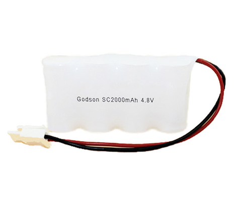 جنبًا إلى جنب مع بطاريات ضوء الخروج لحالات الطوارئ 4.8 فولت SC2000mAh NiCd 36g
