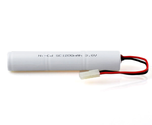 SC1200mAh 3.6 فولت بطارية النيكل والكادميوم خلية عصا حزمة
