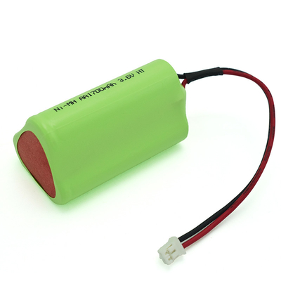 إضاءة الطوارئ 3.6 V Ni Mh Battery Cell AA 1700mAh بطاريات قابلة لإعادة الشحن